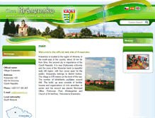 Tablet Screenshot of krasensko.cz
